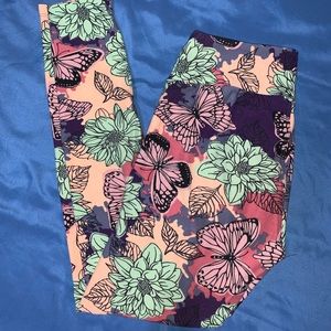 Floral Butterfly Leggings
